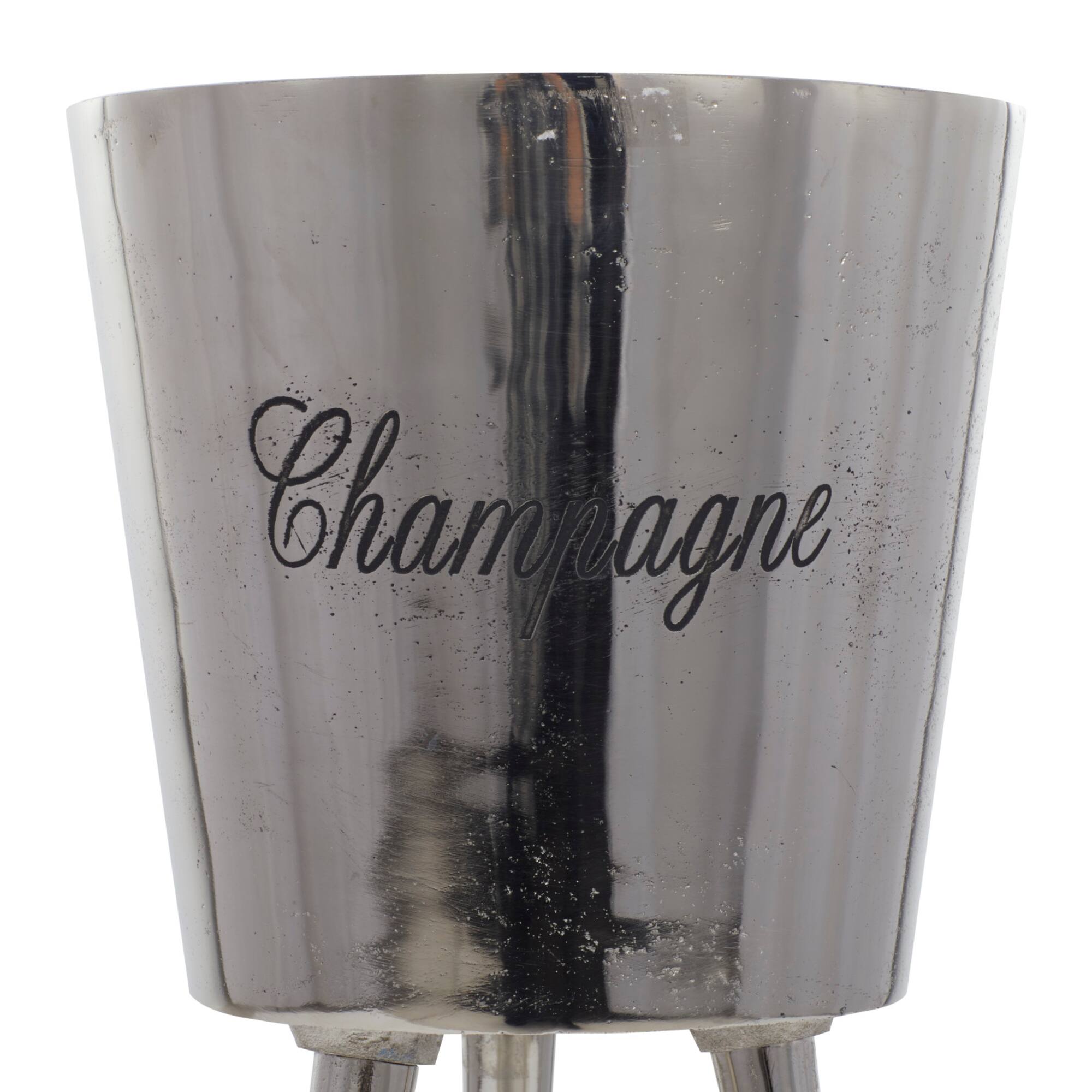 Grey Modern Wine Holder, 9" x 9" x 28"
